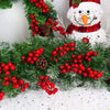 Artificial Red Berry Branches for Christmas Decor