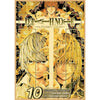 Anime artwork featuring characters from Death Note with gold accents and Japanese text