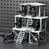 A building block set featuring a Delta Squad miniature, including various figures and accessories.