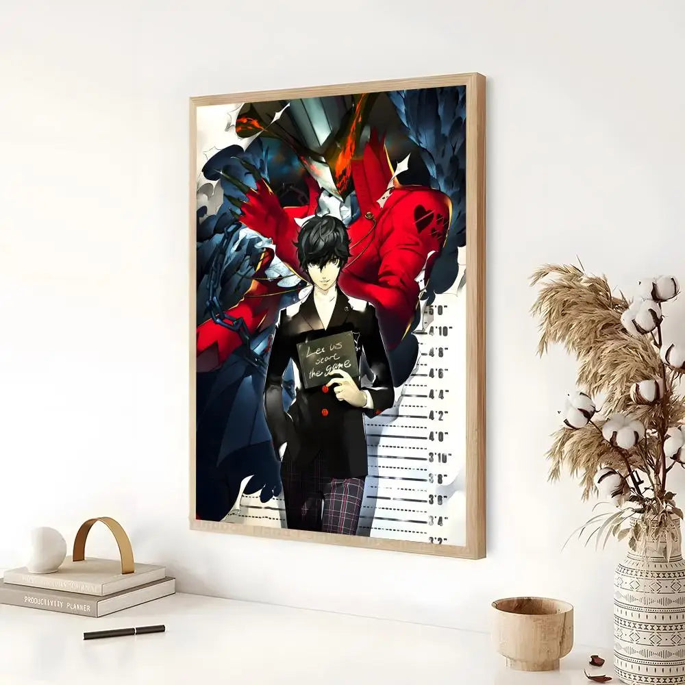 Persona 5 Classic Anime Poster - Self-Adhesive Wall Art