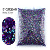 Bag of B10 deep purple resin rhinestones for crafting