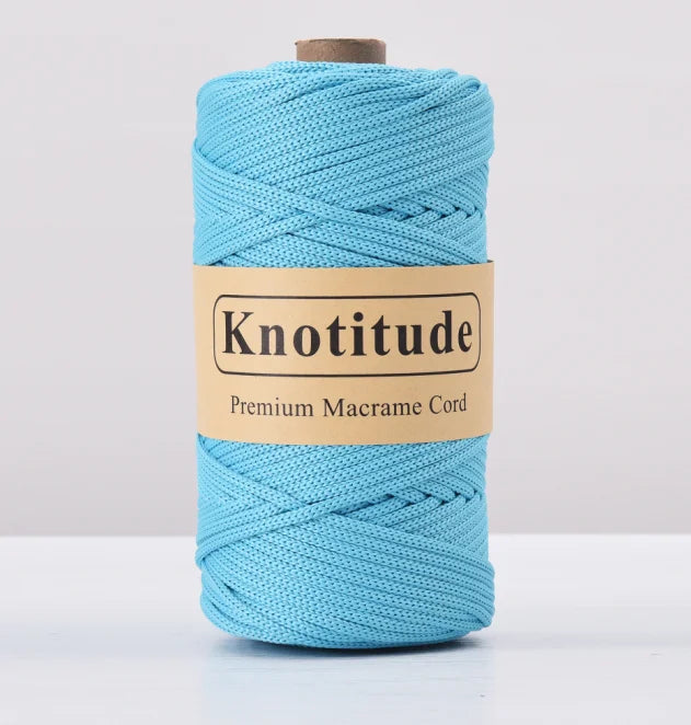 4mm Polyester Macrame Cord - 300g Spool for Knitting & DIY Crafts