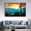 Jesus Christ Sacred Art Canvas Print – Modern Christian Wall Decor