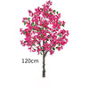 Lebendige künstliche Bougainvillea-Baum mit leuchtend rosa Blüten und schlankem Stamm