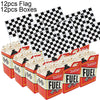 Checkered Racing Flag Toothpicks for Cupcakes & Party Decor
