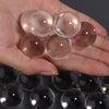 Crystal-Look Acrylic Round Beads for Crafts and Decor
