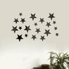 20-Piece Acrylic Moon & Star Wall Decals with 3D Mirror Finish