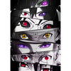 Japanese Anime Eyes Art Print – Nordic Style Wall Decor