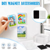 إكسسوارات مغناطيس DIY تظهر مغناطيسات صور أكريليك ومواد مغناطيسية شفافة
