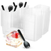 Clear PET Dessert Cups with Lids (50-Pack)