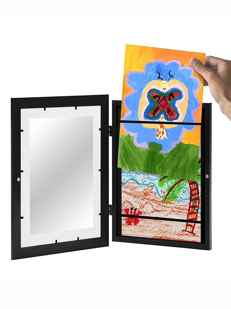Magnetic Wooden Art Display Frame for A4 Artwork