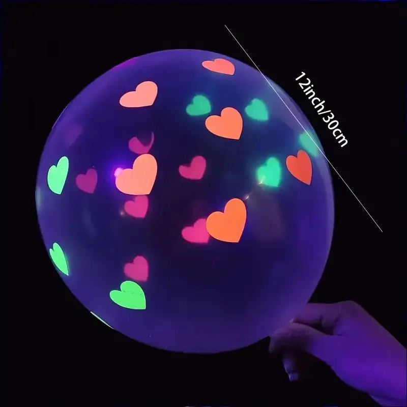 Glow-in-the-Dark Neon Balloons (60 Pack) – 12 Inch Party Decorations