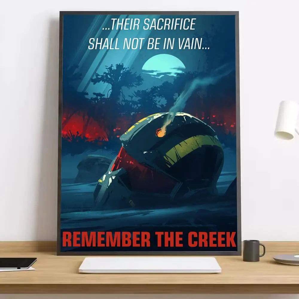 Helldivers II HD Canvas Art Print – Game-Inspired Wall Decor