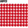 80 pieces of classic red clown nose soft foam balls for costumes and parties