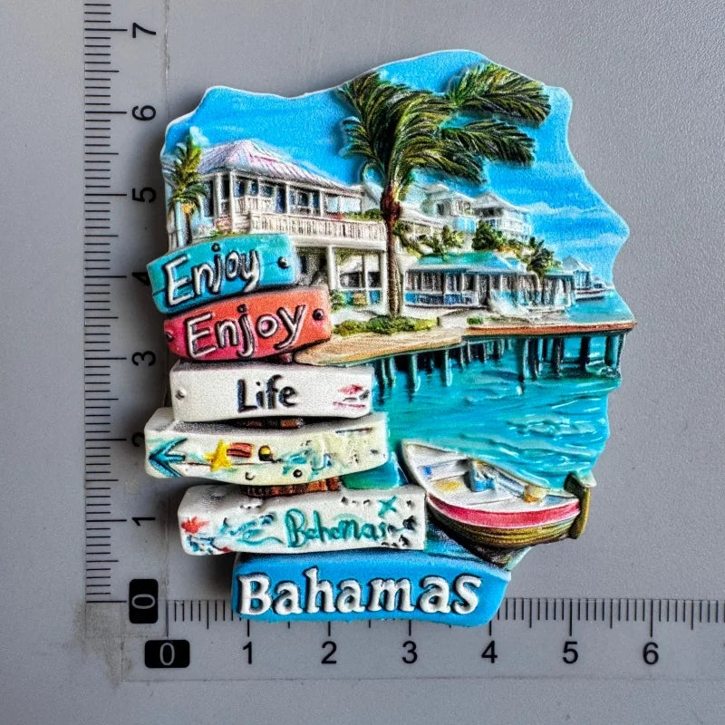 Scenic Souvenir Fridge Magnets – World Travel Collection