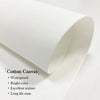 Rolle weißer Baumwollcanvasmaterial mit Textur und wasserdichten Eigenschaften