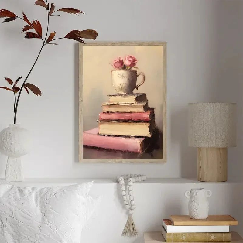 Tea Lovers Canvas Wall Art – Modern Kitchen Decor