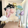 Ocean-Themed Foil Balloon Set with Starfish, Shells & Jellyfish