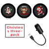 Three-pack of Halloween ghost and skull projector night lights
