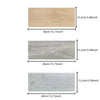 Self-Adhesive Wood Grain Floor Stickers (10-Pack)