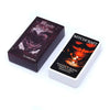 A box of the Mystic Black Rose Tarot Deck containing 78 cards for spiritual guidance.
