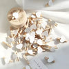 Heart-Shaped Wooden Clothespins for Photos, Cards & Decor (50-Pack)