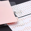 Transparent PET Index Tab Stickers with Hot Stamping – Monthly & Budget Organizers