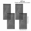 Four pieces of black plastic background curtain with a polka dot pattern