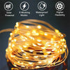 Solar-Powered Outdoor Festoon String Lights with Waterproof Garland Design