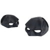 Black silicone bat cat Halloween mask with pointed ears and a snout.