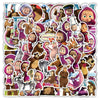 A collection of characters from Masha and Bear featured in party decor illustrations.