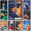 A collection of vintage Camel cigarettes retro posters featuring various designs and advertisements.