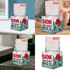 Red and green acrylic money boxes for budget planning and saving