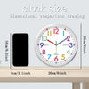 Minimalist 8-Inch Silent Quartz Wall Clock