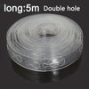 Roll of clear plastic tubing for a 5m double hole balloon garland