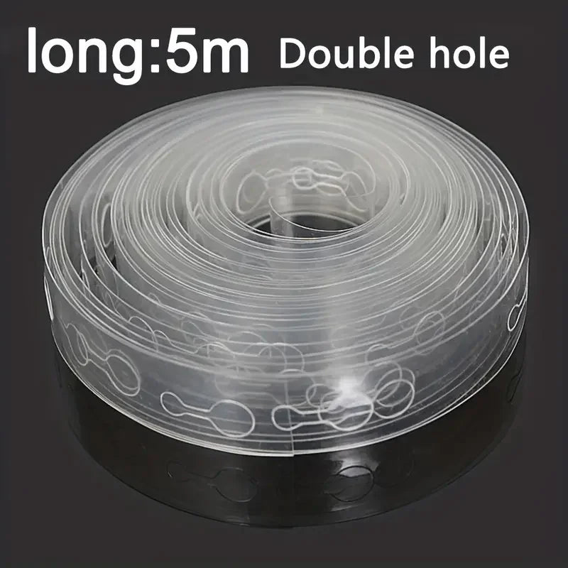 Roll of clear plastic tubing for a 5m double hole balloon garland