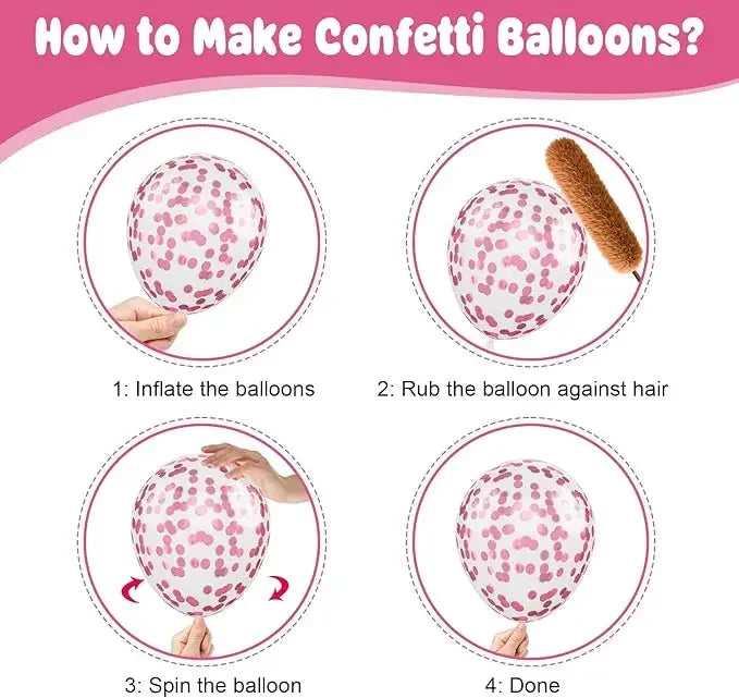 Pink Bow Foil Balloons for Party Decorations (30 Pack)