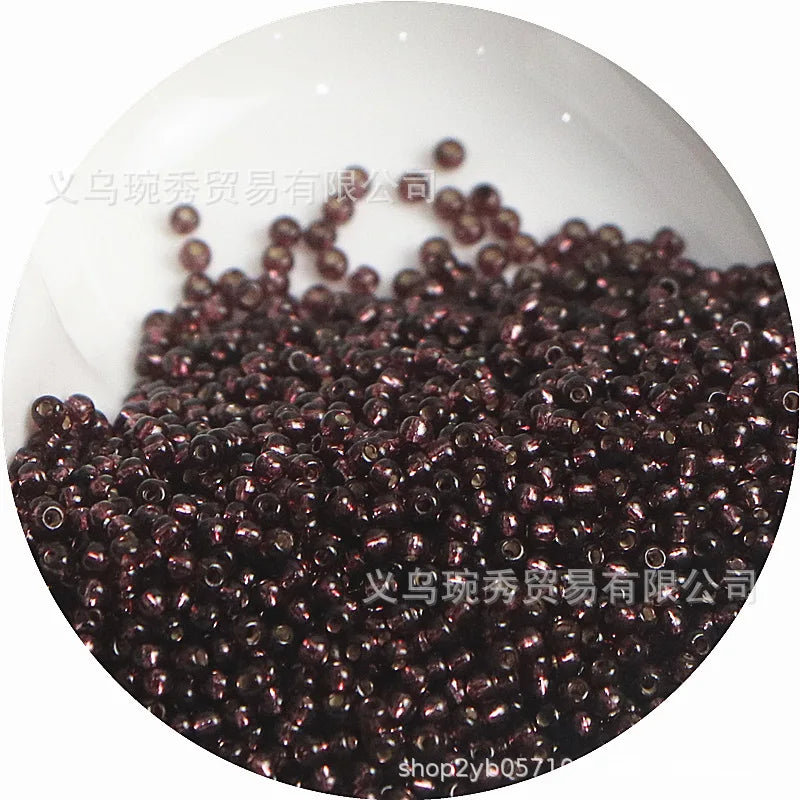 Silver Rice Glass Beads for Jewelry Making