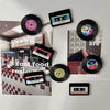 Retro Cassette Tape Fridge Magnets (Set of 4)