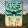Vintage Metal Wall Art – Dragonfly & Dandelion Design