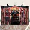 Evil Clown Circus Halloween Photography Backdrop