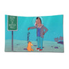 A flag banner featuring a cartoon horse character standing next to a sign that reads Thirty Nautical Miles.