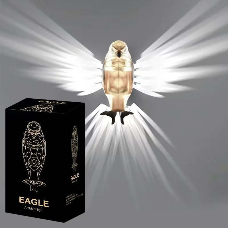LED Eagle Wall Lamp with Glowing Wings