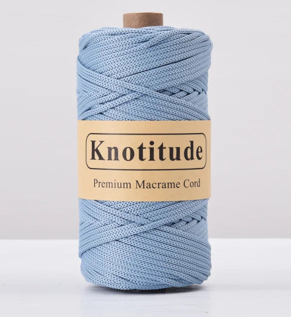 4mm Polyester Macrame Cord - 300g Spool for Knitting & DIY Crafts