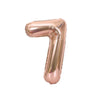 Large Red Number Foil Balloon for Birthday and Anniversary Decor