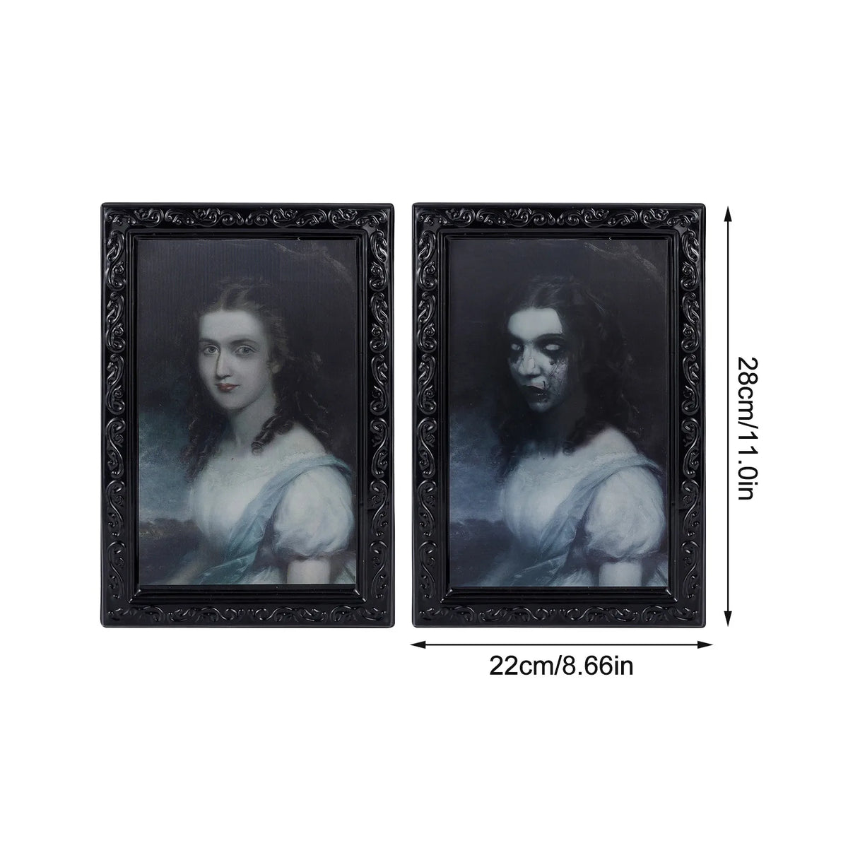 3D Changing Face Ghost Portrait Halloween Decoration