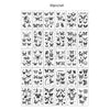 A collection of 30 pieces of waterproof temporary body art stickers featuring various butterfly and insect designs.