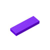 A smooth building brick in vibrant purple.