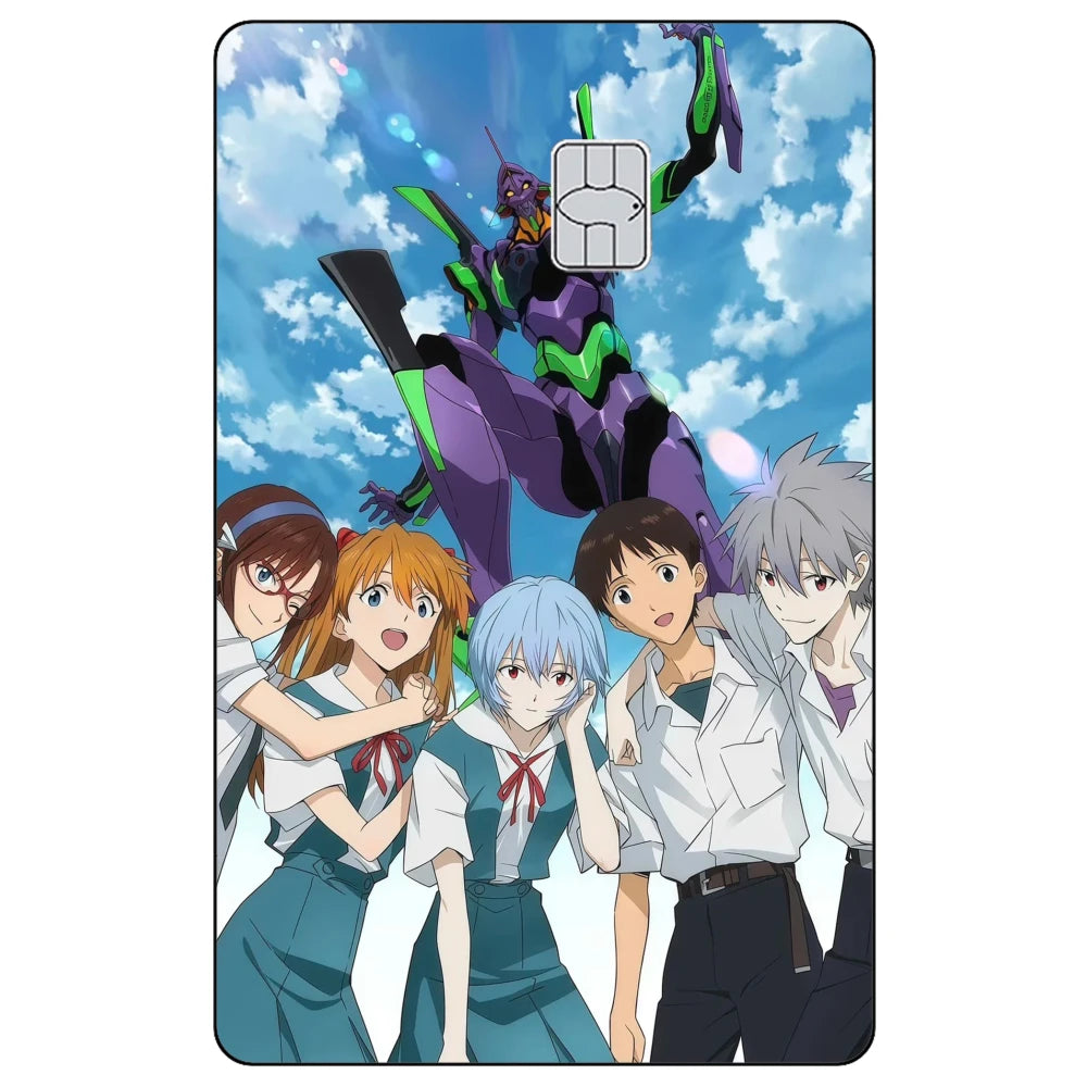 Matte Anime Card Skin Sticker for Credit and Debit Cards
