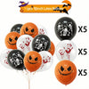 Scary Bloody Hand & Skull Latex Balloons (12-inch) for Halloween Party Decor